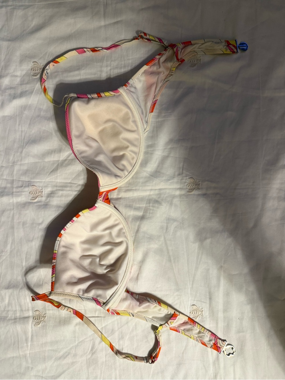 Authentic EMILIO PUCCI vintage 2000S geometric pattern two-piece bikini size 48 - Picture 4 of 13